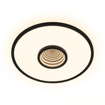 Briloner 3847015 - LED griestu lampa TORO LED/18W/230V Ø 42 cm melna