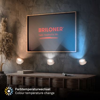 Briloner 3896011 - TARI LED uzlādējamais sienas gaismeklis ar regulējamu spilgtumu LED/1,6W/5V 1500 mAh bēšs