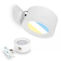 Briloner 3896016 - Regulējams uzlādējams LED sienas gaismeklis TARI LED/1,6W/5V 1500 mAh balts