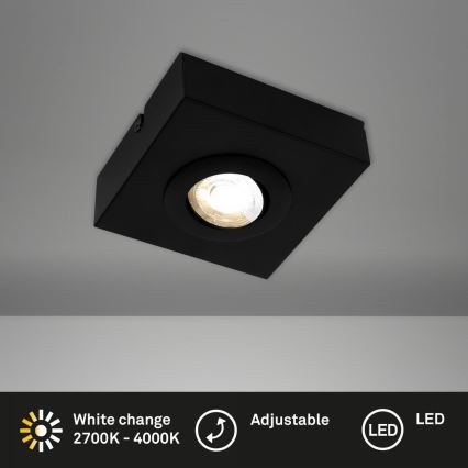 Briloner 3996015 - LED Starmetis CTS LED/4W/230V 2700/4000K melna