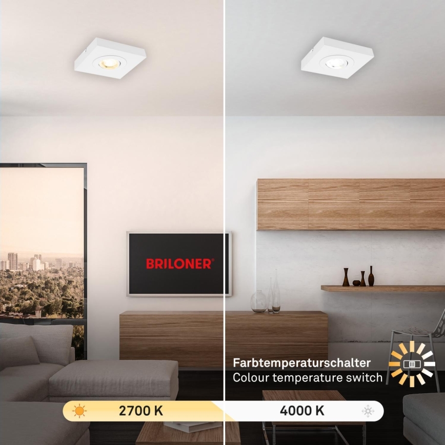 Briloner 3996016 - LED Starmetis CTS LED/4W/230V 2700/4000K balta