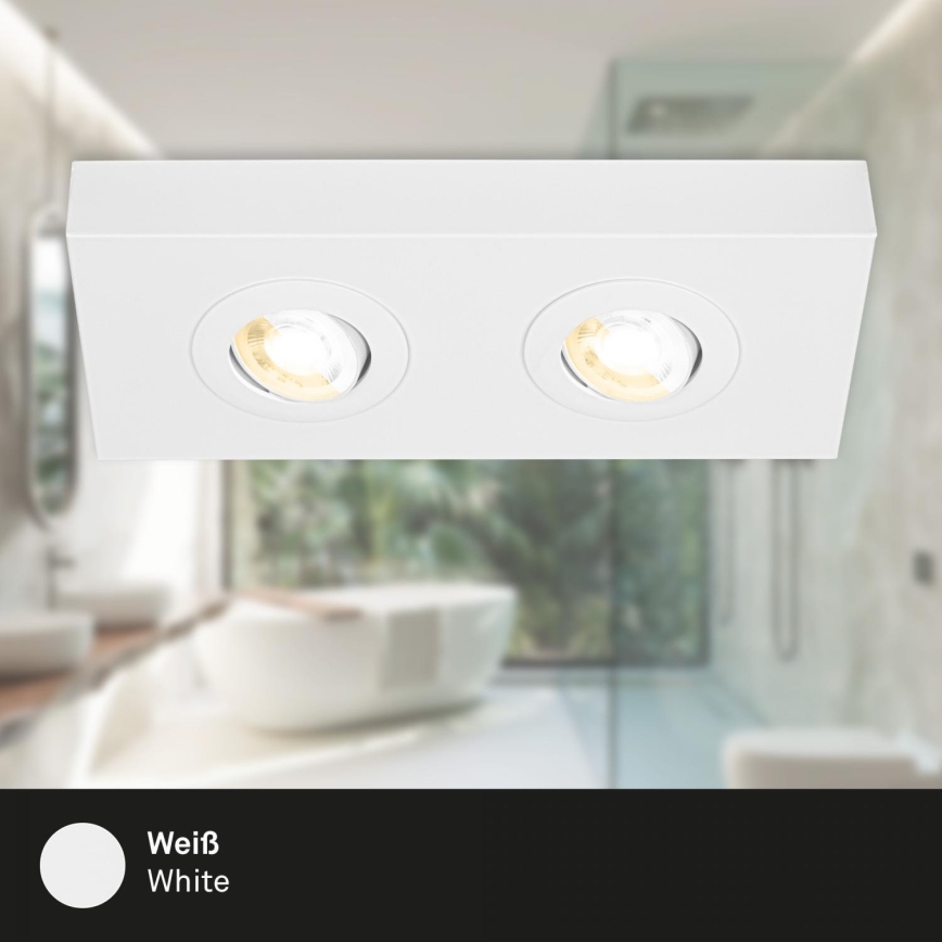 Briloner 3996026 - LED Starmetis CTS 2xLED/4W/230V 2700/4000K balta
