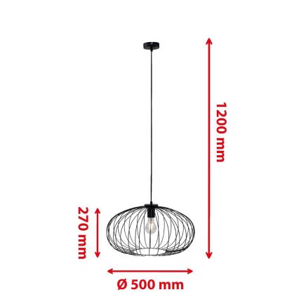 Briloner 4023-015 - Lustra ar auklu KAGO 1xE27/60W/230V