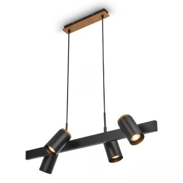 Briloner 4059045 - Lustrs ERA uz kabeļa, 4xGU10/10W/230V, melns