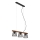 Briloner 4077-035 - Lustra ar auklu WOOD & STYLE 3xE14/25W/230V gumijkoks