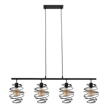 Briloner 4871-045 - Lustra uz kabeļa 4xE27/60W/230V