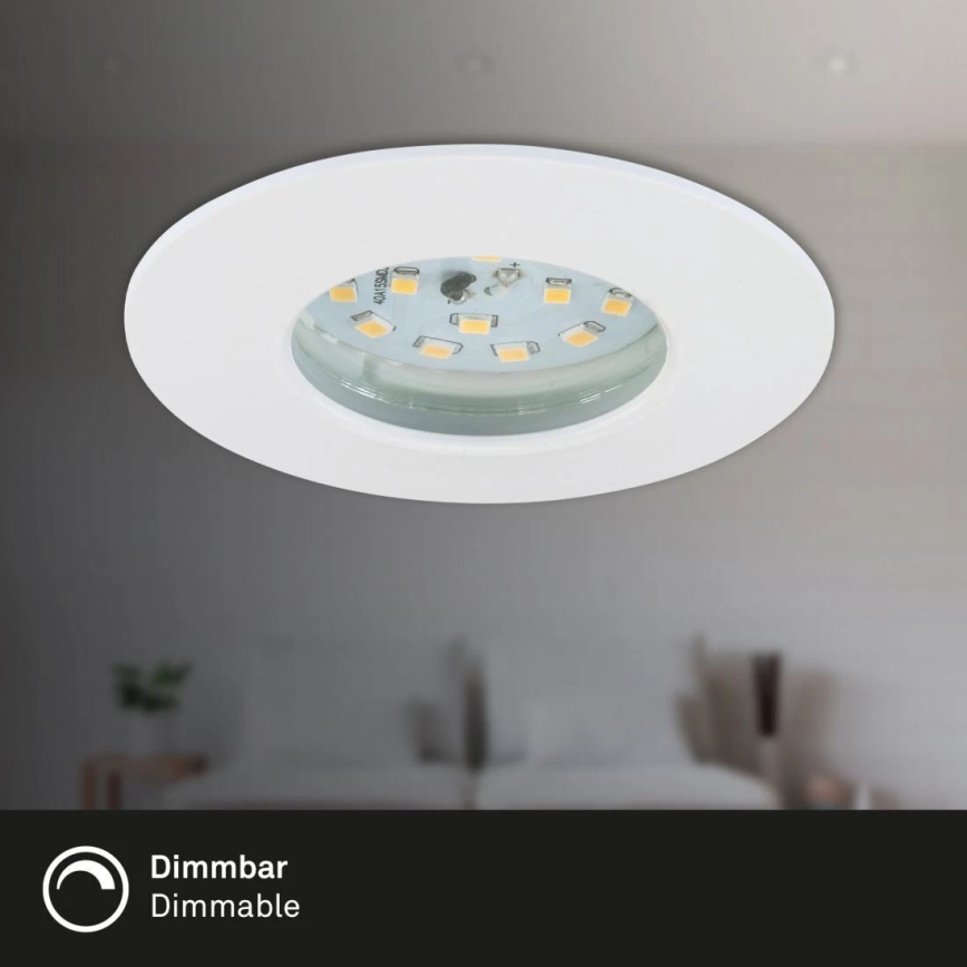 Briloner 6994-036 - Komplekts 3x LED vannas istabas iebūvējamie griestu gaismekļi LED/5W/230V IP44