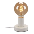 Briloner 7023-016 - Galda lampa TEEPU 1xE27/10W/230V balta