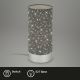 Briloner 7028-014 - Galda lampa STARRY SKY 1xE14/25W/230V pelēka