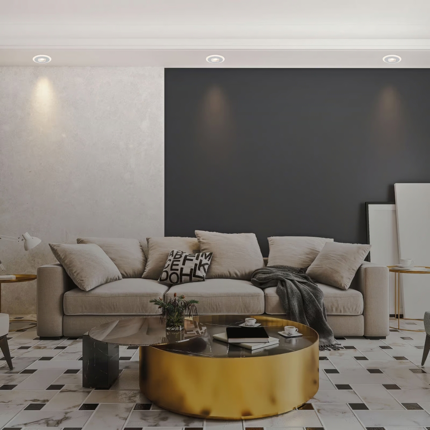 Briloner 7039034 - Komplekts 3x LED vannas istabas iebūvējamais griestu gaismeklis LED/5W/230V IP44 matēts hroms