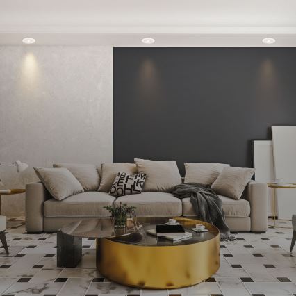 Briloner 7039036 - Komplekts 3xLED vannas istabas iebūvējamie griestu gaismekļi 3xLED/5W/230V IP44 balti