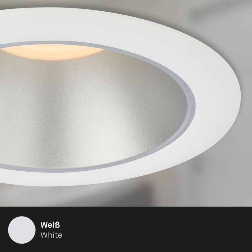 Briloner 7041-036 - KOMPLEKTS 3x LED Iegremdējama vannas istabas lampa LED/4,9W/230V IP44 balta