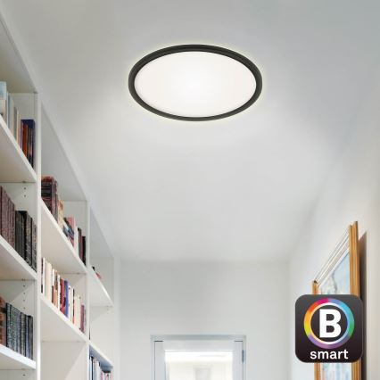 Briloner 7058-015 - LED Aptumšojama lampa SLIM LED/18W/230V 2700-6500K Wi-Fi Tuya + tālvadības pults