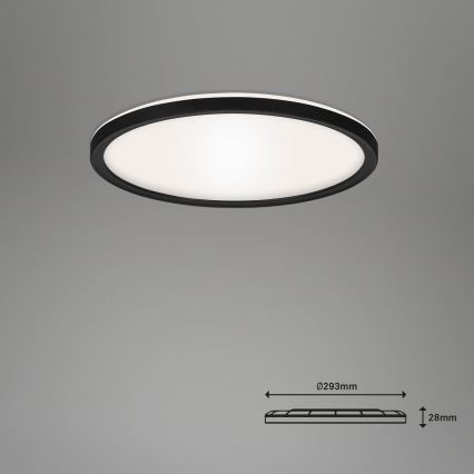 Briloner 7058-015 - LED Aptumšojama lampa SLIM LED/18W/230V 2700-6500K Wi-Fi Tuya + tālvadības pults