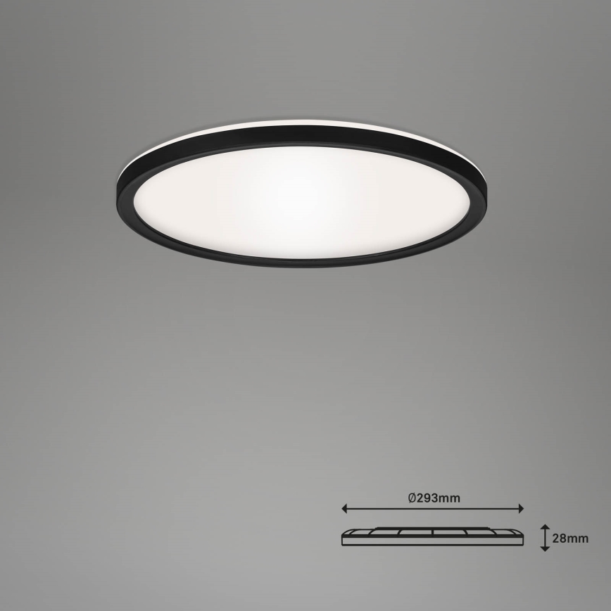 Briloner 7058-015 - LED Aptumšojama lampa SLIM LED/18W/230V 2700-6500K Wi-Fi Tuya + tālvadības pults