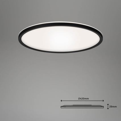 Briloner 7059-015 - LED Aptumšojama griestu lampa SLIM LED/22W/230V 2700-6500K Wi-Fi Tuya + tālvadības pults