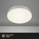Briloner 7065-014 - LED Griestu lampa FLAME LED/16W/230V sudraba