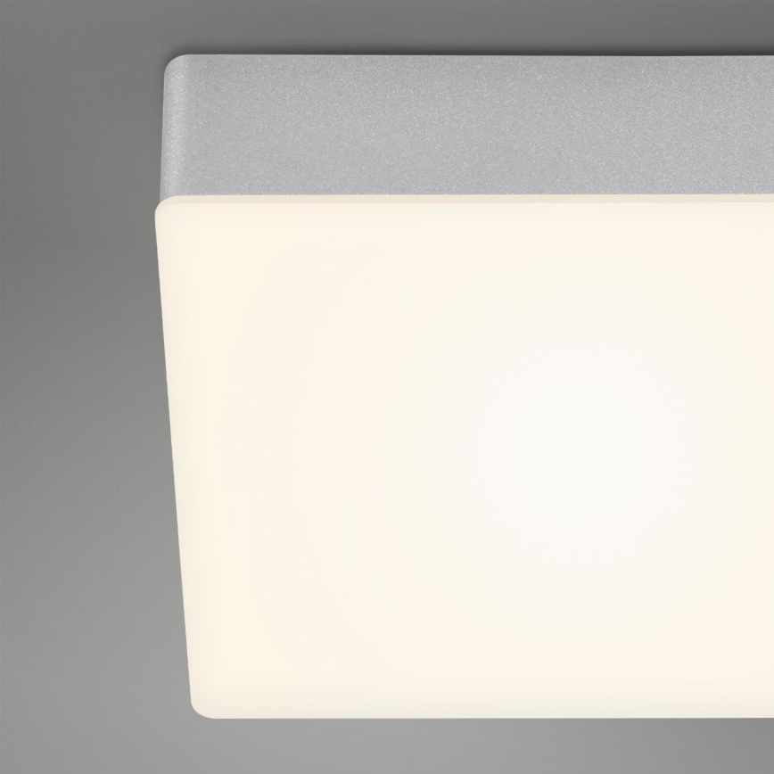 Briloner 7071-014 - LED Griestu lampa FLAME LED/21W/230V 3000K 28,7x28,7 cm sudraba