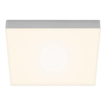 Briloner 7071-014 - LED Griestu lampa FLAME LED/21W/230V 3000K 28,7x28,7 cm sudraba