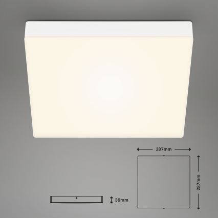 Briloner 7071016 - LED Griestu lampa FLAME LED/21W/230V balta