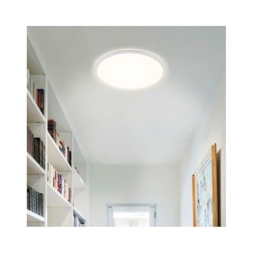 Briloner 7079-016 - LED Aptumšojama griestu lampa SLIM LED/18W/230V 2700-6500K + tālvadības pults