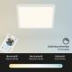 Briloner 7081-016 - LED Aptumšojama griestu lampa SLIM LED/18W/230V 2700-6500K + tālvadības pults