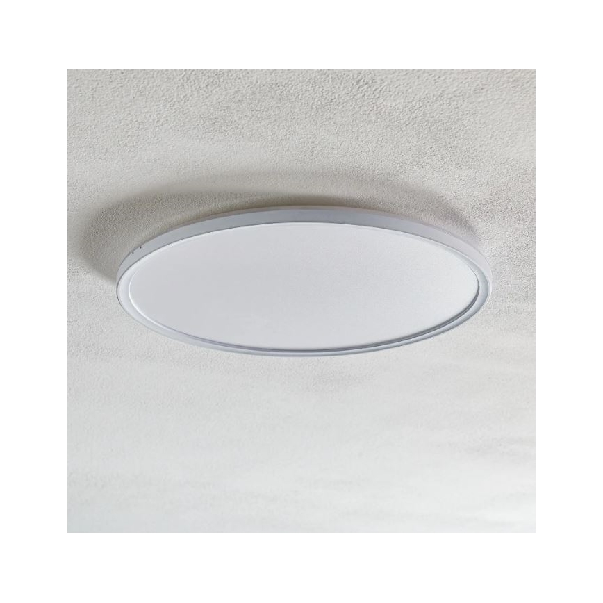 Briloner 7094-416 - LED RGBW Aptumšojama griestu lampa SLIM LED/22W/230V + tālvadības pults