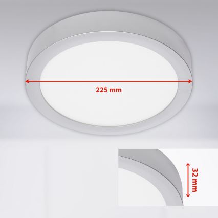 Briloner 7117-014 - LED Griestu lampa FIRE LED/16,5W/230V 3000K