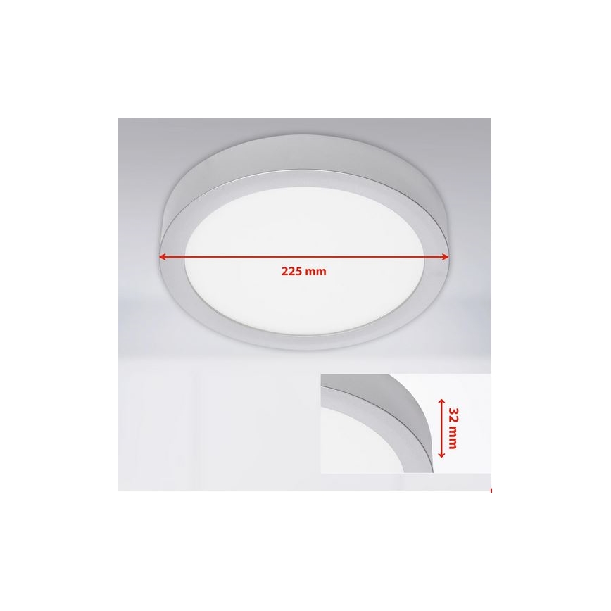 Briloner 7117-414 - LED Griestu lampa FIRE LED/16,5W/230V 4000K