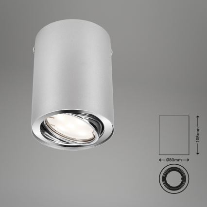 Briloner 7119-014 - LED Starmetis TUBE 1xGU10/5W/230V apaļš