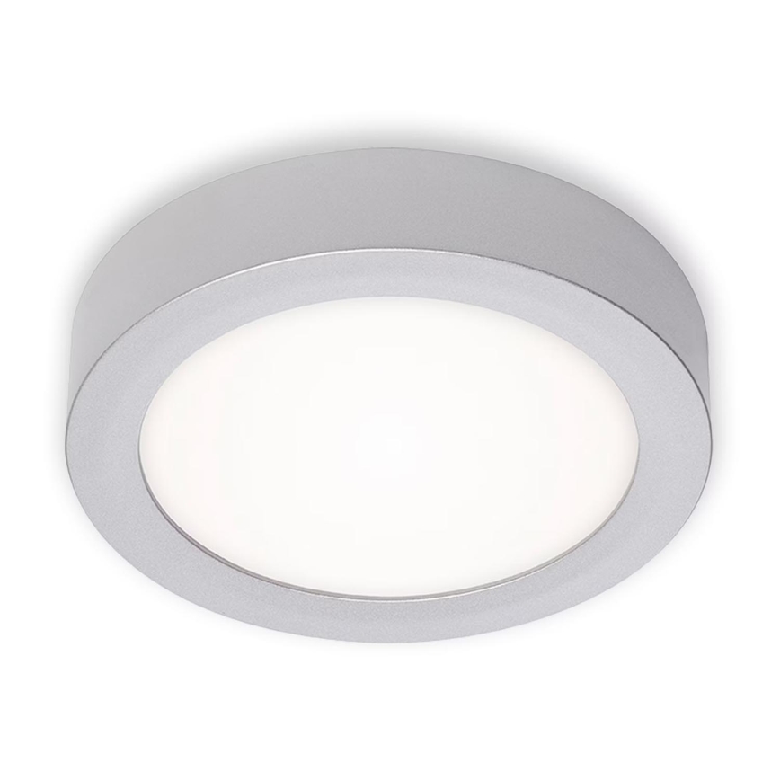 Briloner 7122-014 - LED griestu lampa FIRE, 11W/230V, 3000K, Ø17 cm, sudraba