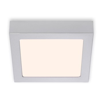 Briloner 7123-014 - LED griestu lampa FIRE LED/12W/230V 3000K 17x17cm sudraba