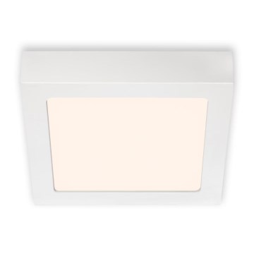 Briloner 7123-016 - LED griestu gaismeklis FIRE LED/12W/230V 3000K 17x17 cm balts