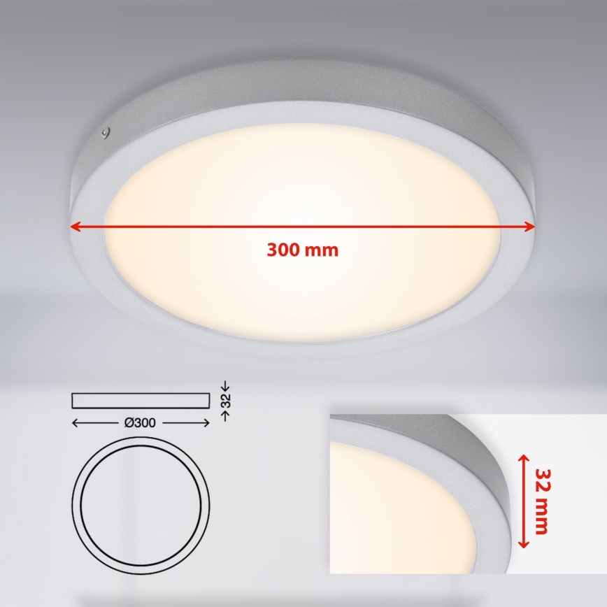 Briloner 7141-014 - LED Griestu lampa FIRE LED/21W/230V 3000K