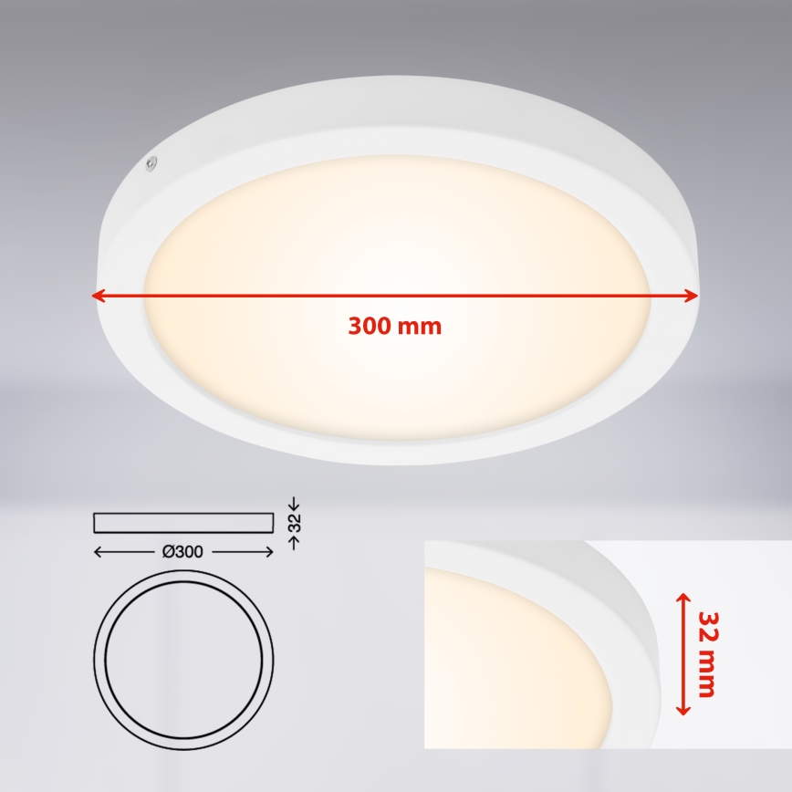 Briloner 7141-016 - LED Griestu lampa FIRE LED/21W/230V