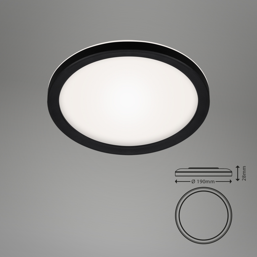 Briloner 7150-415 - LED Griestu lampa SLIM LED/12W/230V d. 19 cm