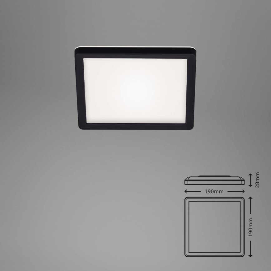 Briloner 7153-415 - LED Griestu lampa SLIM LED/12W/230V 19x19 cm