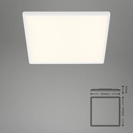 Briloner 7158-416 - LED Griestu gaismeklis SLIM LED/22W/230V 42x42 cm