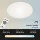 Briloner 7168-016 - LED Aptumšojama griestu lampa PIATTO LED/24W/230V 3000-6500K + tālvadības pults