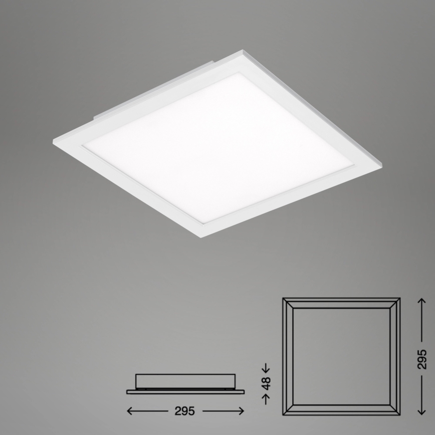 Briloner 7194-016 - LED  Aptumšojams griestu gaismeklis SIMPLE LED/18W/230V 3000-6500K + tālvadības pults