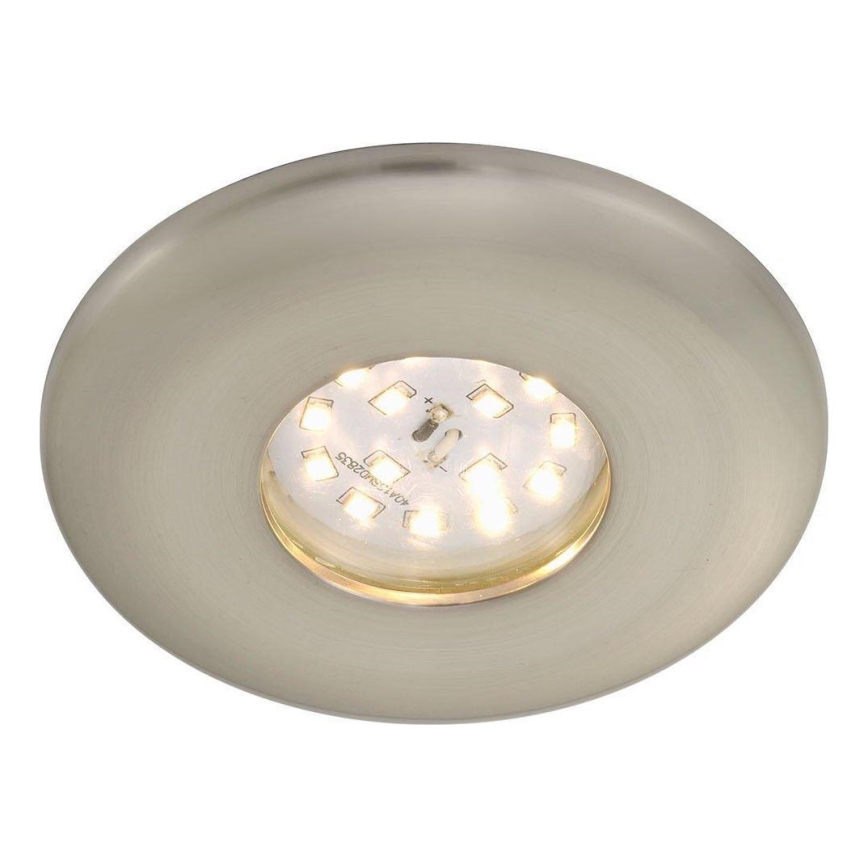 Briloner 7227-012 - LED Iegremdējama vannas istabas lampa LED/5W/230V IP65 matēts hroms