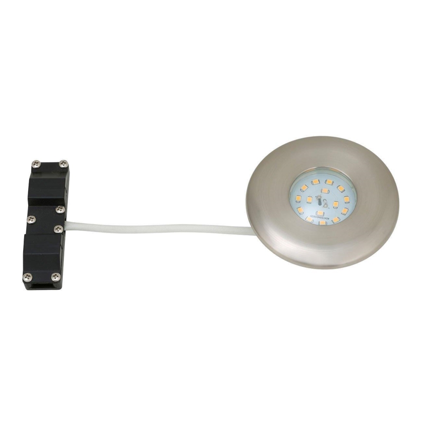 Briloner 7227-012 - LED Iegremdējama vannas istabas lampa LED/5W/230V IP65 matēts hroms