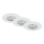 Briloner 7231-036 - KOMPLEKTS 3x LED Aptumšojama iegremdējama vannas istabas lampa LED/5,5W/230V IP44
