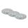 Briloner 7231-039 - komplekts 3x LED ar regulējamu spilgtumu iebūvējamie griestu gaismekļi vannas istabai LED/5,5W/230V IP44, matēts hroms