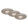 Briloner 7240-032 - KOMPLEKTS 3x LED Iegremdējama vannas istabas lampa ATTACH LED/1,8W/230V IP44 matēts hroms