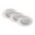 Briloner 7257-039 - KOMPLEKTS 3x LED Iegremdējama vannas istabas lampa ATTACH LED/4,5W/230V IP44