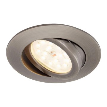 Briloner 7296-011 - LED Aptumšojama vannas istabas iegremdējama lampa ATTACH LED/6,5W/230V IP23 antracīta