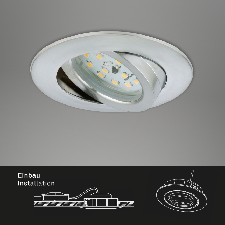 Briloner 7296-019 - LED Aptumšojama iegremdējama vannas istabas lampa LED/6,5W/230V IP23