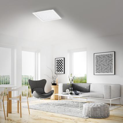 Briloner 7302-016 - LED Aptumšojama griestu lampa STARRY SKY LED/23W/230V 3000-6000K + tālvadības pults