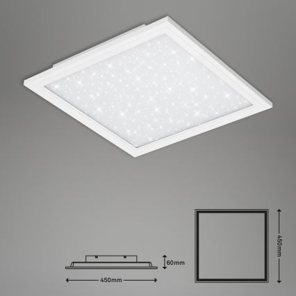 Briloner 7302-016 - LED Aptumšojama griestu lampa STARRY SKY LED/23W/230V 3000-6000K + tālvadības pults